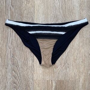 PilyQ black bikini bottoms